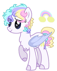 Size: 1024x1271 | Tagged: safe, artist:k3elliebear, imported from derpibooru, oc, oc only, oc:rainbow beats, bat pony, pony, female, mare, simple background, solo, transparent background