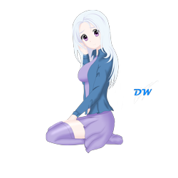 Size: 4000x4000 | Tagged: safe, artist:darkwolfmx, imported from derpibooru, trixie, human, equestria girls, clothes, cute, female, human coloration, humanized, jacket, looking at you, midriff, miniskirt, moe, simple background, skirt, socks, thigh highs, transparent background