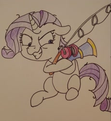 Size: 2143x2333 | Tagged: safe, artist:iffoundreturntorarity, imported from derpibooru, mean rarity, the mean 6, clone, colored pencil drawing, greedity, traditional art