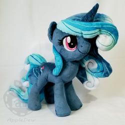 Size: 1000x1000 | Tagged: safe, artist:appledew, imported from derpibooru, oc, oc only, oc:tidal wave, pony, unicorn, female, irl, mare, photo, plushie, solo