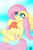 Size: 2300x3522 | Tagged: safe, artist:dazzleflashy, artist:syncedsart, imported from derpibooru, fluttershy, pegasus, pony, buckball season, buckball, clip studio paint, collaboration, cute, digital art, female, fluffy, full body, fullbody, mare, simple background, solo, wings