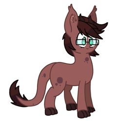 Size: 1443x1488 | Tagged: safe, artist:thundercrash, imported from derpibooru, oc, dracony, hybrid, female, glasses, mare