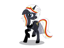 Size: 740x555 | Tagged: safe, artist:night fury, imported from derpibooru, oc, oc only, oc:velvet remedy, pony, unicorn, fallout equestria, boots, clothes, cutie mark, eyeshadow, horn, makeup, see-through, shoes, simple background, solo, transparent background