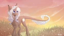 Size: 1920x1080 | Tagged: safe, artist:monogy, imported from derpibooru, oc, oc only, oc:stella, pony, unicorn, female, mare, solo, walking