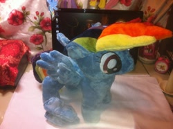 Size: 850x634 | Tagged: safe, imported from derpibooru, rainbow dash, irl, photo, plushie