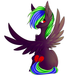 Size: 700x700 | Tagged: safe, artist:hyshyy, imported from derpibooru, oc, oc only, oc:ari, pegasus, pony, female, mare, simple background, sitting, solo, transparent background