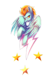 Size: 2027x3000 | Tagged: safe, artist:dragonataxia, imported from derpibooru, lightning dust, pegasus, pony, bust, female, grin, mare, simple background, smiling, solo, transparent background