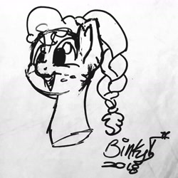 Size: 1821x1822 | Tagged: safe, artist:binkyt11, derpibooru exclusive, imported from derpibooru, oc, oc only, pony, female, filly, freckles, monochrome, ponified, sisters, solo, whiteboard