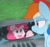 Size: 2048x1914 | Tagged: safe, artist:akainu_pony, imported from derpibooru, pinkie pie, rainbow dash, earth pony, pegasus, pony, cotton candy, duo, female, it, looking at each other, mare, open mouth, parody, pinkiewise, storm drain