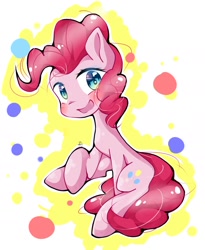 Size: 1358x1654 | Tagged: safe, artist:舟boat, imported from derpibooru, pinkie pie, earth pony, pony, female, looking at you, mare, solo