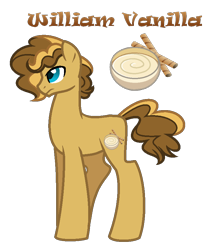 Size: 732x860 | Tagged: safe, artist:andy-hazards, artist:hazardous-andy, imported from derpibooru, oc, oc only, oc:william vanilla, earth pony, pony, base used, offspring, parent:cheese sandwich, parent:pinkie pie, parents:cheesepie, simple background, solo, transparent background