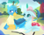 Size: 1000x800 | Tagged: safe, artist:waterz-colrxz, imported from derpibooru, gallus, ocellus, changedling, changeling, griffon, blushing, book, cute, diaocelles, duo, female, gallabetes, luslus, male, prone, shipping, straight