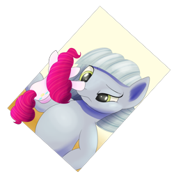Size: 2200x2200 | Tagged: safe, artist:huffy26, imported from derpibooru, limestone pie, pinkie pie, pony, atg 2018, boop, newbie artist training grounds, simple background, transparent background, wat