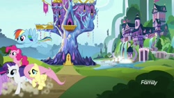 Size: 1920x1080 | Tagged: safe, imported from derpibooru, screencap, fluttershy, pinkie pie, rainbow dash, rarity, spike, starlight glimmer, twilight sparkle, alicorn, pony, a matter of principals, school of friendship, twilight sparkle (alicorn), twilight's castle