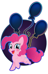 Size: 518x800 | Tagged: safe, artist:rugissang, imported from derpibooru, pinkie pie, pony, blushing, chibi, cute, female, looking at you, mare, simple background, solo, transparent background