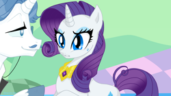 Size: 4800x2697 | Tagged: safe, artist:morgwaine, imported from derpibooru, fancypants, rarity, female, male, raripants, shipping, straight