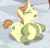 Size: 659x630 | Tagged: safe, imported from derpibooru, screencap, alpha beta, pony, unicorn, friendship university, background pony, clothes, cropped, eyes closed, las pegasus resident, male, stallion, sweater