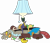 Size: 4189x3636 | Tagged: safe, artist:punzil504, imported from derpibooru, discord, a matter of principals, discord lamp, horn, looking at you, simple background, solo, transparent background, vector, wings