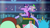Size: 1280x720 | Tagged: safe, imported from derpibooru, screencap, gallus, ocellus, spike, twilight sparkle, yona, alicorn, dragon, a matter of principals, female, flying, high five, hoofbump, hooves on hips, male, proud, school of friendship, smiling, twilight sparkle (alicorn), winged spike, wings