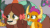 Size: 840x473 | Tagged: safe, imported from derpibooru, screencap, gallus, smolder, yona, dragon, yak, the hearth's warming club, animated, bow, can't argue with that, claws, dragon wings, dragoness, duo focus, fangs, female, gif, hair bow, horns, offscreen character, raised finger, shrug, smiling, wings