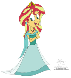 Size: 1701x1869 | Tagged: safe, artist:newportmuse, imported from derpibooru, sunset shimmer, equestria girls, equestria girls series, forgotten friendship, clothes, dress, female, looking down, signature, simple background, solo, transparent background