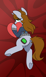 Size: 1844x3080 | Tagged: safe, artist:niggerdrawfag, derpibooru exclusive, imported from derpibooru, oc, oc only, oc:littlepip, pony, unicorn, fallout equestria, body pillow, body pillow design, butt, clothes, commission, cutie mark, dock, fanfic, fanfic art, female, heart, heart hoof, hoof heart, hooves, horn, jumpsuit, mare, plot, solo, underhoof, vault suit