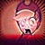 Size: 250x250 | Tagged: safe, editor:binkyt11, imported from derpibooru, applejack, pony, derpibooru, deep fried meme, eyestrain warning, female, glowing eyes, glowing eyes meme, low quality, meme, meta, meta:explicit, needs more jpeg, screaming, solo, wat