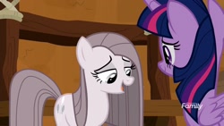 Size: 1920x1080 | Tagged: safe, imported from derpibooru, screencap, pinkie pie, twilight sparkle, alicorn, pony, yakity-sax, pinkamena diane pie, smiling, twilight sparkle (alicorn), when she smiles