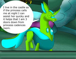 Size: 540x418 | Tagged: safe, imported from derpibooru, oc, oc only, oc:larry, changedling, changeling, abomination, anatomically incorrect, ask, asklarrythechangeling, changeling oc, pregnant, solo, the most wrong, tumblr, wat