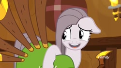 Size: 1920x1080 | Tagged: safe, imported from derpibooru, screencap, pinkamena diane pie, pinkie pie, pony, yakity-sax, female, floppy ears, mare, smiling, solo, when she smiles