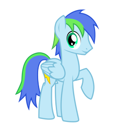 Size: 1625x1625 | Tagged: safe, artist:earth_pony_colds, imported from derpibooru, oc, oc only, oc:morning blast, pegasus, pony, blue pony, original art, simple background, solo, transparent background