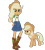 Size: 524x587 | Tagged: safe, artist:appledashian, artist:faithydash, artist:selenaede, artist:xfaithyhedgefoxx, edit, edited screencap, imported from derpibooru, screencap, applejack, mean applejack, equestria girls, equestria girls series, the mean 6, clone, equestria girls-ified, geode of super strength, magical geodes, not a vector, simple background, transparent background