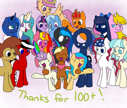 Size: 1280x1088 | Tagged: safe, artist:ask-the-cmb, imported from derpibooru, coco pommel, princess celestia, princess luna, scootaloo, trixie, twilight sparkle, oc, alicorn, angel pony, earth pony, pegasus, pony, unicorn, anarchy panty, anarchy stocking, angel, female, lesbian, panty and stocking with garterbelt, shipping, twixie