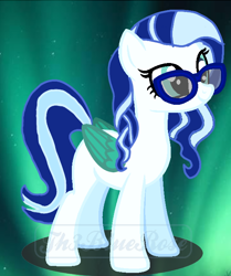 Size: 576x688 | Tagged: safe, artist:php114, deleted from derpibooru, imported from derpibooru, oc, oc only, oc:aurora spirit, pegasus, pony, base used, female, glasses, mare, solo