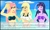 Size: 3079x1847 | Tagged: safe, artist:physicrodrigo, edit, editor:rmzero, imported from derpibooru, part of a set, applejack, fluttershy, twilight sparkle, twilight sparkle (alicorn), alicorn, bird, mermaid, series:equestria mermaids, equestria girls, angry face, armpits, belly button, breasts, cannon, clothes, cloud, curse, cursed, day, dialogue, female, funetik aksent, implied pinkie pie, implied police officer, implied sunset shimmer, mermaidized, midriff, military, navy, ocean, part of a series, ship, species swap, text, weapon