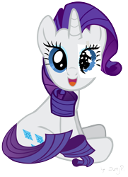 Size: 2984x4112 | Tagged: safe, artist:dzejpi, imported from derpibooru, part of a set, rarity, pony, female, paper eyes, signature, simple background, sitting, solo, transparent background, vector