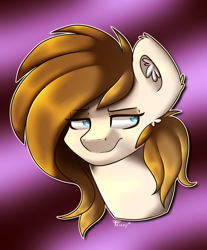 Size: 1656x2000 | Tagged: safe, artist:frizzyfrizzarts, imported from derpibooru, oc, oc only, pony, abstract background, bust, icon, solo