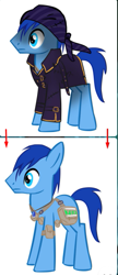 Size: 267x617 | Tagged: safe, artist:earth_pony_colds, imported from derpibooru, oc, oc only, pony, disguise, meme