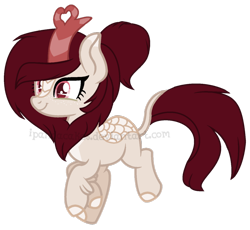 Size: 878x809 | Tagged: safe, artist:ipandacakes, imported from derpibooru, oc, oc only, oc:pancake, kirin, sounds of silence, female, kirin-ified, simple background, solo, species swap, transparent background