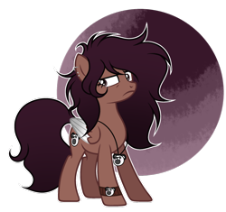 Size: 1024x962 | Tagged: safe, artist:mintoria, imported from derpibooru, oc, oc only, oc:sleep chocolate, pegasus, pony, art trade, base used, digital art, female, looking back, mare, simple background, solo, transparent background, two toned wings, unamused