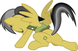 Size: 1024x673 | Tagged: safe, artist:davidfg4, imported from derpibooru, daring do, pegasus, pony, daring don't, female, landing, mare, simple background, solo, stance, transparent background, vector