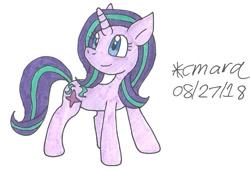 Size: 1053x717 | Tagged: safe, artist:cmara, imported from derpibooru, starlight glimmer, pony, female, solo, traditional art