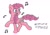 Size: 1053x734 | Tagged: safe, artist:cmara, imported from derpibooru, pinkie pie, pony, female, solo, traditional art