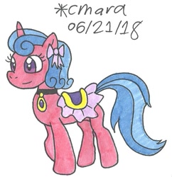 Size: 733x756 | Tagged: safe, artist:cmara, imported from derpibooru, royal ribbon, pony, female, solo, traditional art