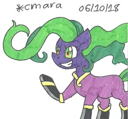 Size: 788x734 | Tagged: safe, artist:cmara, imported from derpibooru, mane-iac, pony, power ponies (episode), female, solo, traditional art