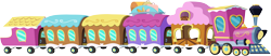 Size: 14349x3000 | Tagged: safe, artist:brainchildeats, imported from derpibooru, hearth's warming eve (episode), .svg available, absurd resolution, friendship express, no pony, resource, simple background, train, transparent background, vector, vehicle