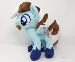 Size: 1500x1242 | Tagged: safe, artist:hipsterowlet, imported from derpibooru, oc, oc:comet flash, pegasus, pony, irl, male, photo, plushie, solo, stallion