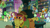 Size: 1280x720 | Tagged: safe, imported from derpibooru, screencap, cattail, deuce switchell, lavender sunrise, meadowbrook, potion hiss, rockhoof, savage honeydew, earth pony, pony, a rockhoof and a hard place, background pony, beard, braid, cajun ponies, clothes, facial hair, female, hat, las pegasus resident, male, mare, meadowbrook's home, moustache, rockhoof's shovel, stallion, swamp fever plant, top hat, unnamed character, unnamed pony