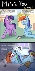 Size: 700x1400 | Tagged: safe, artist:zouyugi, imported from derpibooru, rainbow dash, soarin', twilight sparkle, alicorn, pegasus, pony, backwards cutie mark, crying, engrish, female, grammar error, male, mare, shipping, soarindash, stallion, straight, tissue, twilight sparkle (alicorn)