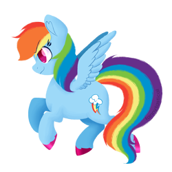 Size: 1500x1500 | Tagged: safe, artist:fannytastical, imported from derpibooru, part of a set, rainbow dash, pony, cute, female, simple background, solo, sticker, transparent background